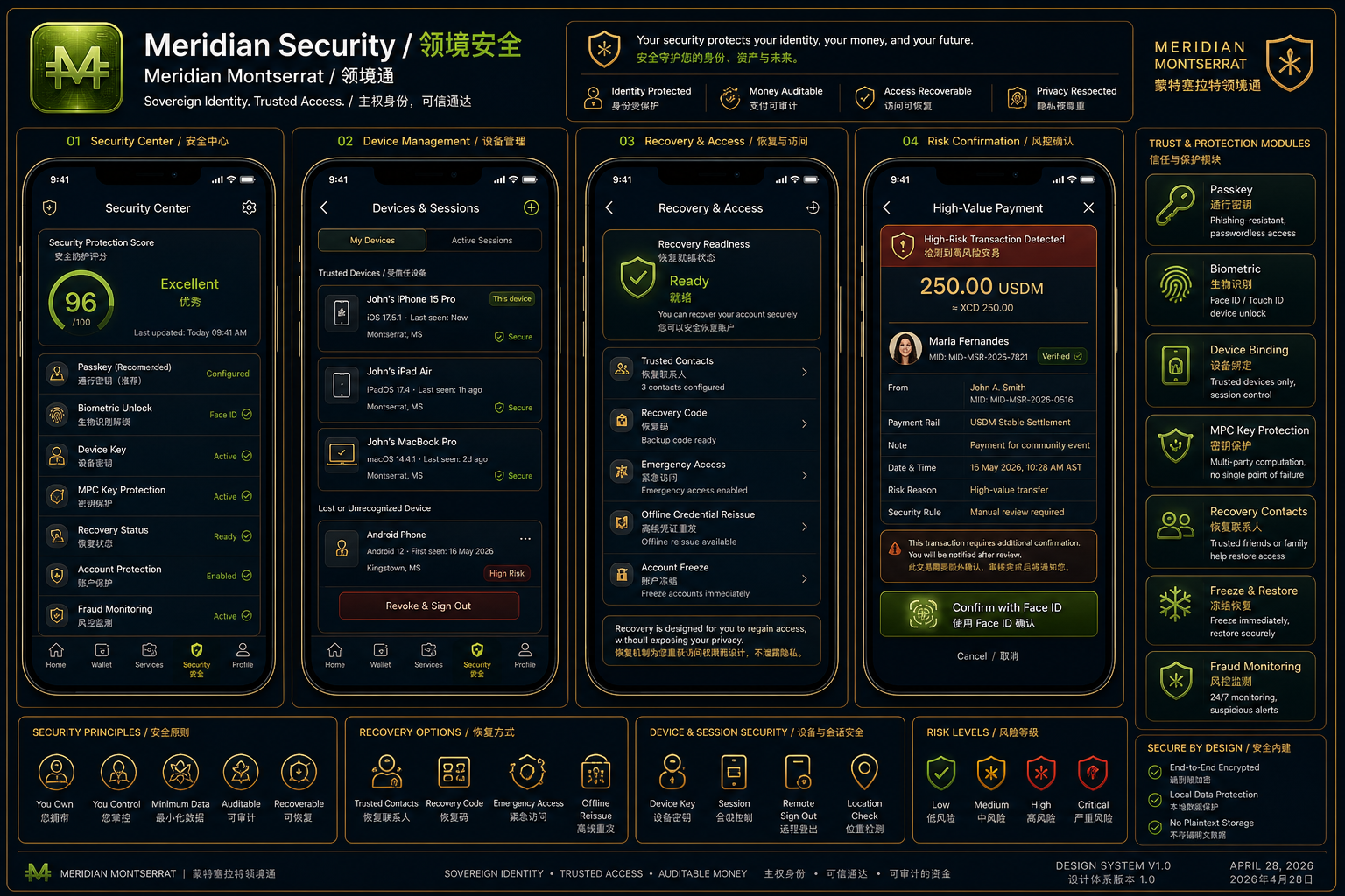Meridian Security board
